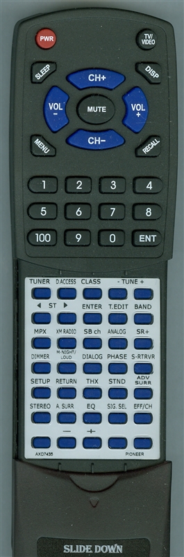 PIONEER AXD7435 replacement Redi Remote