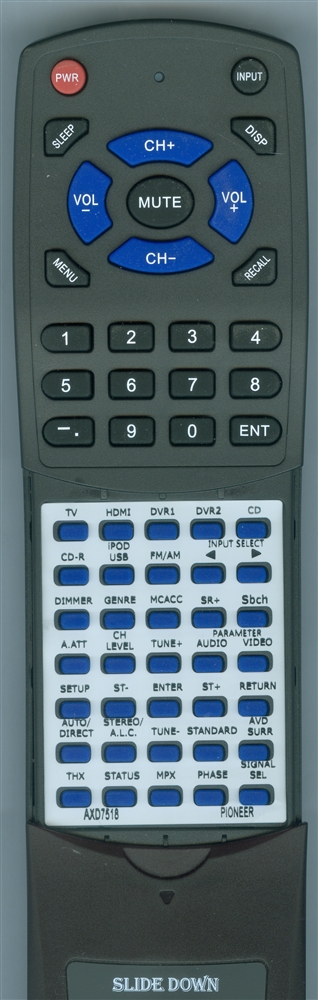 PIONEER AXD7518 replacement OEM Redi Remote