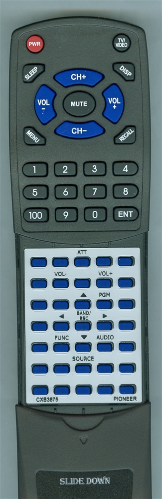 PIONEER CXB3875 replacement Redi Remote