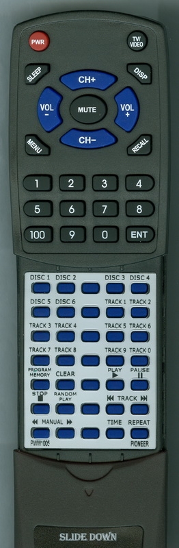 PIONEER PWW1005 CU-PD006 replacement Redi Remote
