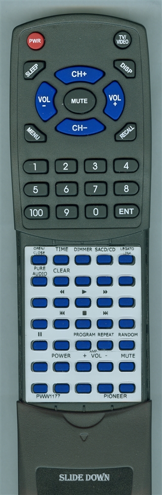 PIONEER PWW1177 replacement Redi Remote