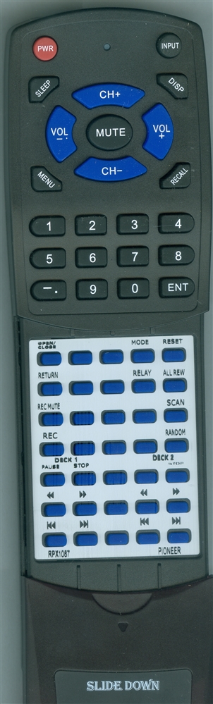 PIONEER RPX1067 CU-T021 replacement Redi Remote