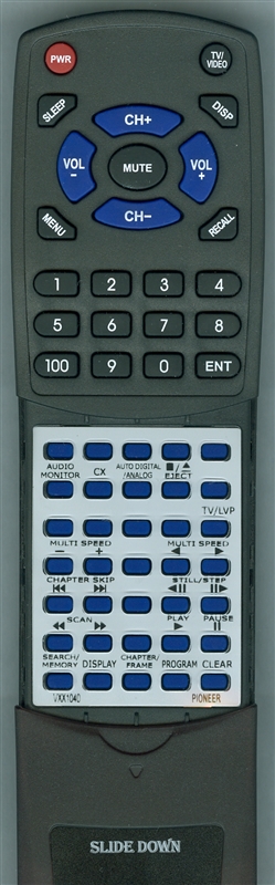 PIONEER VXX1040 CU-CLD004 replacement Redi Remote
