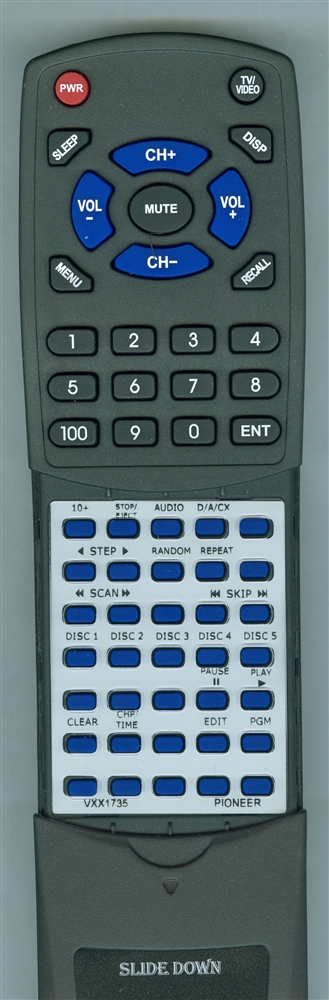 PIONEER VXX1735 CU-CLD064 replacement Redi Remote