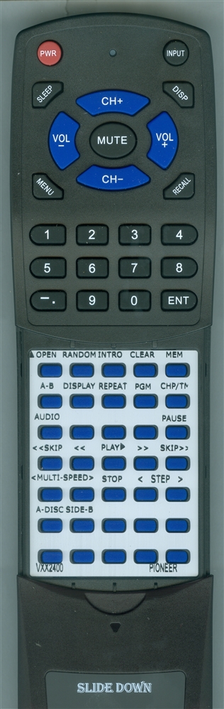 PIONEER VXX2400 CU-CLD134 replacement Redi Remote