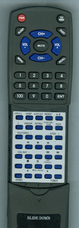 PIONEER VXX2412 CU-CLD135 replacement Redi Remote