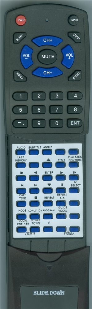 PIONEER VXX2576 CUDV020 replacement Redi Remote