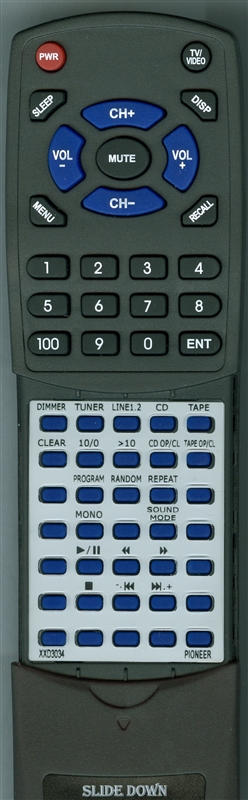 PIONEER XXD3034 replacement Redi Remote