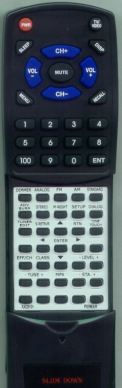 PIONEER XXD3101 replacement Redi Remote