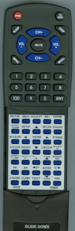 PIONEER XXD3105 replacement Redi Remote