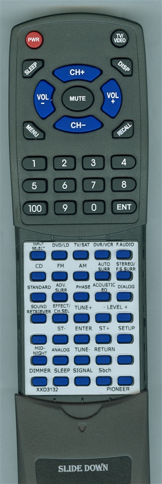 PIONEER XXD3132 replacement Redi Remote