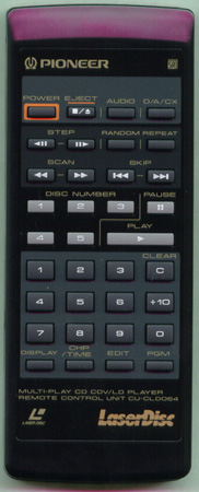 PIONEER VXX1735 CU-CLD064 Genuine OEM original Remote