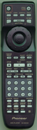 PIONEER VXX2629 CU-DV039 Genuine OEM original Remote