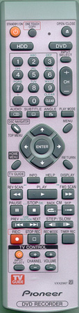 PIONEER VXX2967 Genuine  OEM original Remote