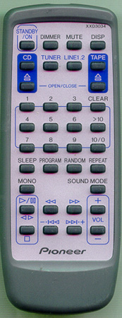 PIONEER XXD3034 Genuine  OEM original Remote