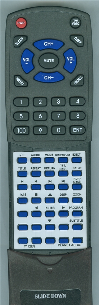 PLANET AUDIO P112ES replacement Redi Remote