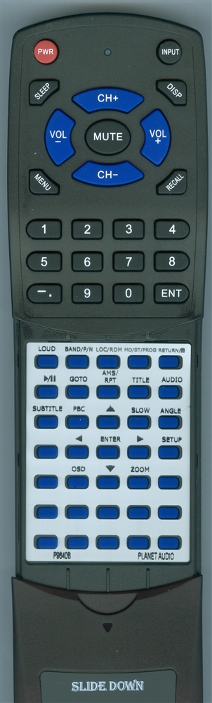 PLANET AUDIO P9640B replacement Redi Remote