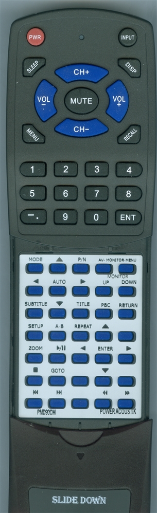 POWER ACOUSTIK PMD90CM replacement Redi Remote
