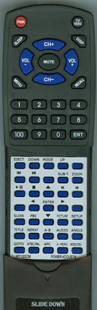 POWER ACOUSTIK PT120CM replacement Redi Remote