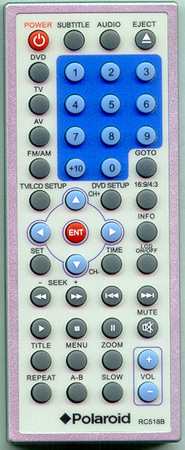 POLAROID RC-518B Genuine OEM original Remote