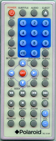 POLAROID RC-518F Genuine OEM original Remote