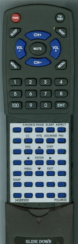 POLAROID 24GSR3000 replacement Redi Remote