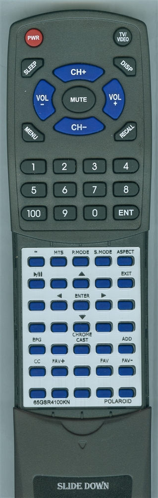 POLAROID 65GSR4100KN replacement Redi Remote