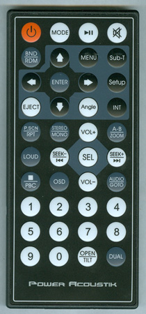 POWER ACOUSTIK PD535 Genuine OEM original Remote