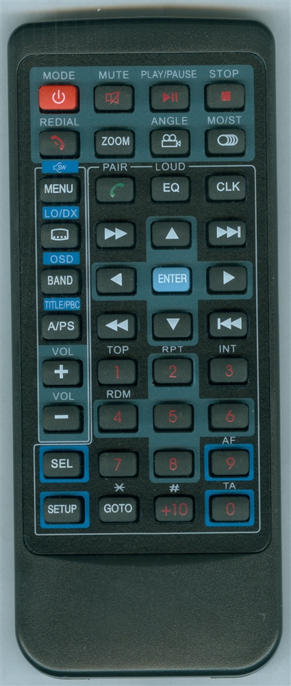 POWER ACOUSTIK PD624HB Genuine OEM original Remote