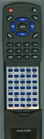 POWER ACOUSTIK PD710B replacement Redi Remote