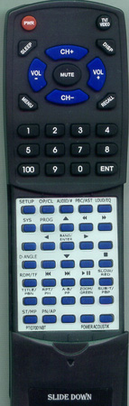 POWER ACOUSTIK PTID7001NBT replacement Redi Remote
