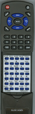 POWER ACOUSTIK PTID7350NRBT replacement Redi Remote