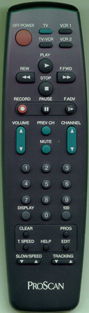 PROSCAN 207134 Genuine  OEM original Remote