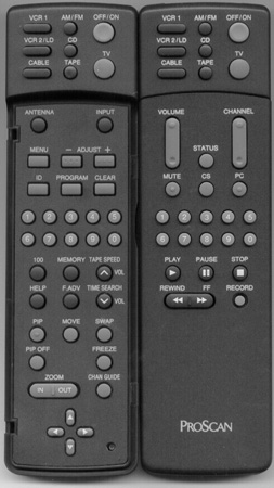 PROSCAN 210827 CRK80F Genuine  OEM original Remote