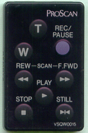 PROSCAN 221285 VSQW0015 Genuine OEM original Remote