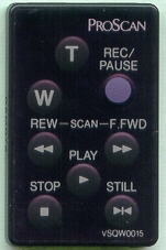 PROSCAN 221285 VSQW0015 Refurbished Genuine OEM Original Remote