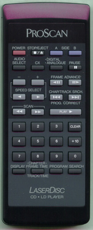 PROSCAN 203538 Genuine OEM original Remote
