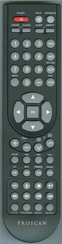 PROSCAN 9D PRO Genuine OEM original Remote