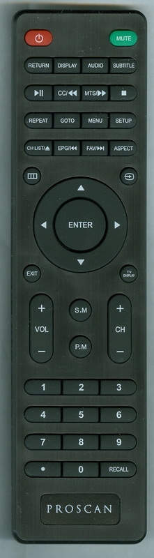 PROSCAN PLCDV3247A Genuine OEM original Remote