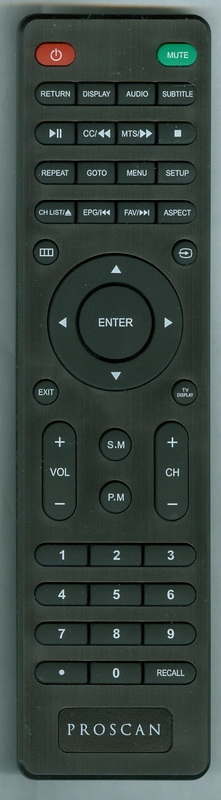 PROSCAN PLCDV3247A Genuine OEM original Remote