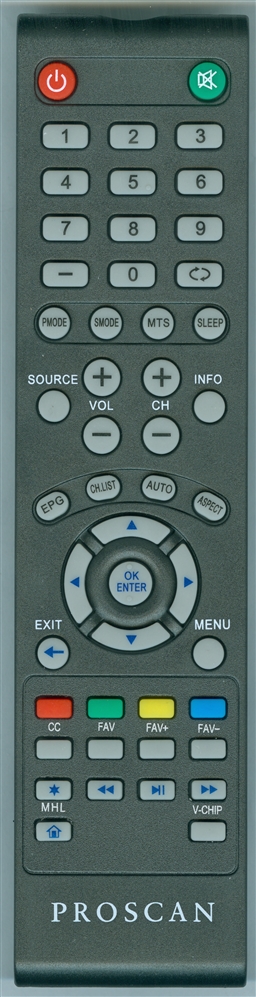 PROSCAN PLDED3231ACRK Genuine OEM Original Remote