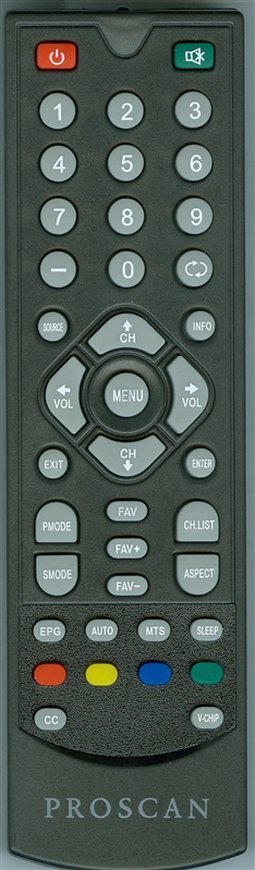 PROSCAN PLED2243A-I Genuine OEM original Remote