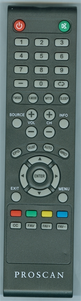 PROSCAN PLED5515UHD Genuine OEM Original Remote