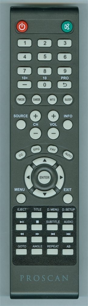 PROSCAN PLEDV1945AHPL Genuine OEM Original Remote