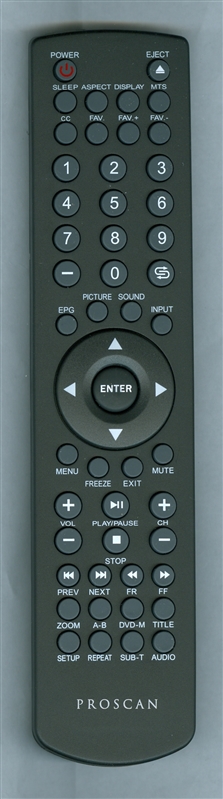 PROSCAN RE20QP11 Genuine OEM original Remote
