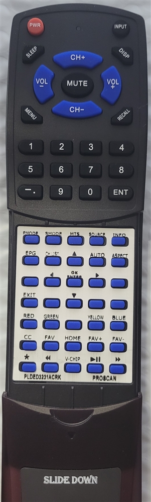 PROSCAN PLDED3231ACRK replacement Redi Remote