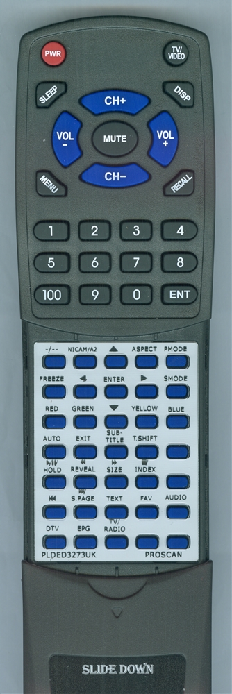 PROSCAN PLDED3273UK replacement Replacement Redi Remote