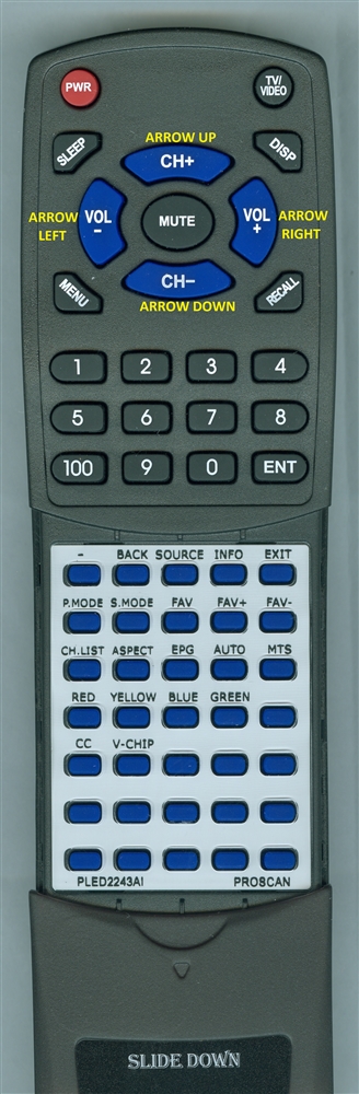 PROSCAN PLED2243A-I replacement Redi Remote