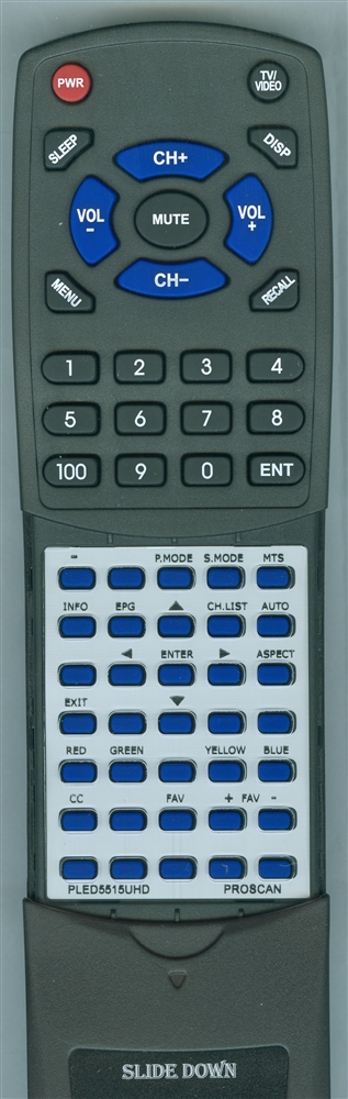 PROSCAN PLED5515UHD replacement Redi Remote