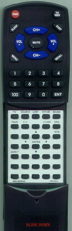 PROTRON 886-00260-R0000 replacement Redi Remote
